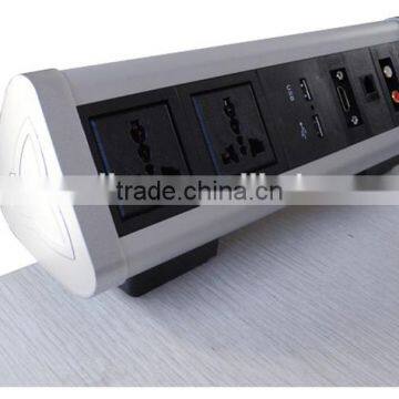 Surface Mount Electrical Outlet Desktop Socket /office Desk Power Outlets photo-2