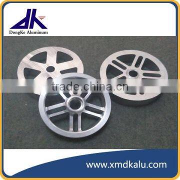 CNC machined 6063 T5 aluminum wheel