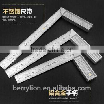 Berrylion Square Ruler Clear Scale Stainless Steel Square Ruler photo-2