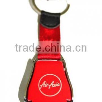AirAsia Mini Aircraft Buckle Seatbelt Keychain photo-2
