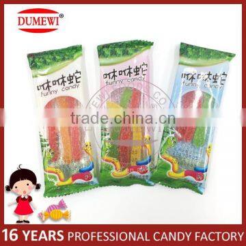 Snack Shape Sugar Coated Fruit Gummy Soft Candy photo-4