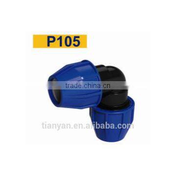 TY High Quality PP Compression Fittings ELBOW Eco-friendly Cheap Price Full Size Factory Price List Discount photo-2