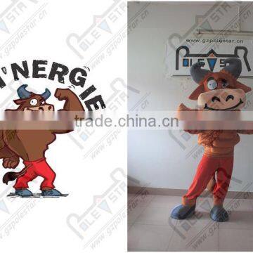 custom muscle bull mascot costumes