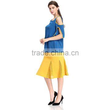 Domin Fashion Guangzhou Factory Latest Skirt Design Pictures photo-5