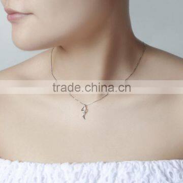 9K Gold Jewelry Diamond Necklace Fashion Necklace For Women photo-5