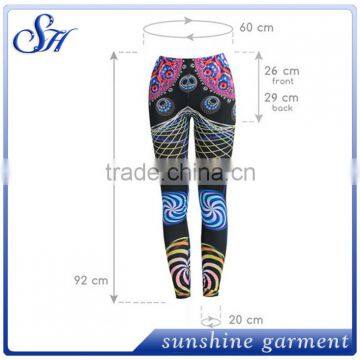 2017 Printed Spandex Woman Leggings KX006 photo-2