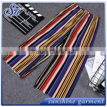 Hot Selling Stripes Prints Leggings Wholesale Cotton Loose Women's Leggings photo-4