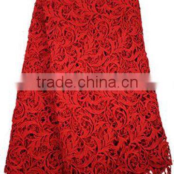 100% Cotton Textile Guipre Lace Fabric Embroidery African Lace Fabrics photo-5