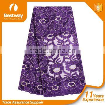 Bestway Top-end Handmade Embroidery Tulle Lace Beaded Bridal Lace Fabric French Net Lace Fabric With High Quality FL0245 photo-5