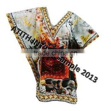 100% Microfiber Round Neck Poncho photo-5