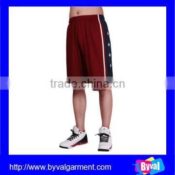 Breathable 100% polyester quick dry shorts for men sport shorts basketball shorts
