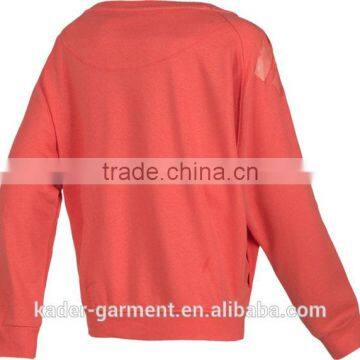 Autumn Winter 2014 Casual Crew Neck Pullover Plain Sweatshirt Women Sweatshirt photo-2