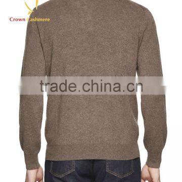 Knitting Pattern Men Cashmere Zipper Up Sweater photo-2