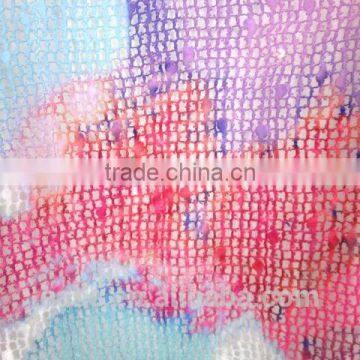 China Shantou Supplier Newest Lace With Digital Print Design Sweater