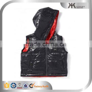 Custom Kidswear Bright Colour Reversible Padded Puffer Gilet/Kids Waistcoat Wholesale