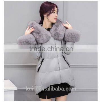 Womens Down Jackets 2016 Duck Down Jacket Women Warm Down Parka Big Real Fur Collar Feather Jacket Female Winter Down Coat photo-3