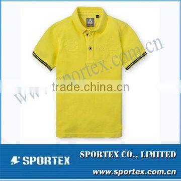 Hot-sell Yellow Top Quality New Design Custom Polo Shirt