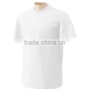 Men's Heavy Cotton T-Shirt pure blank white color