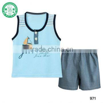 No.971 Wholesale super cool baby boy clothes baby vest