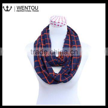 Wholesale Cotton Plaid Infinity Scarf