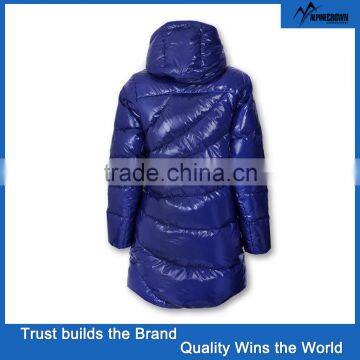 2016 Women Long Fashionable 90% Down 10% Feather Jacket photo-2