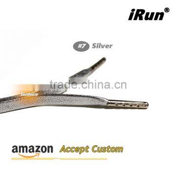 Flat Luxury Genuine Sheepskin Shoelaces for Dress Shoes All Sizes - Leather Lace Sneakers for Adidas Ultra Boost photo-2