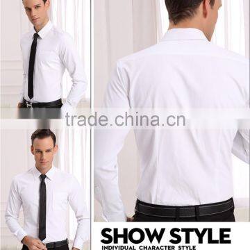 Custom 100% Cotton White Pant Shirt New Style Pant Men's Dress Shirt Design