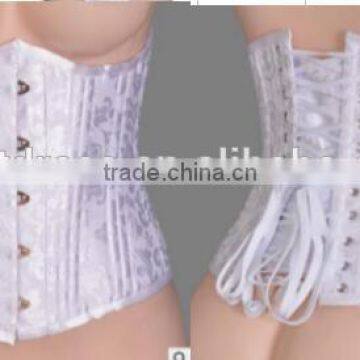 Instyles Double Steel Boned Waist Training Brocade underbust Corset