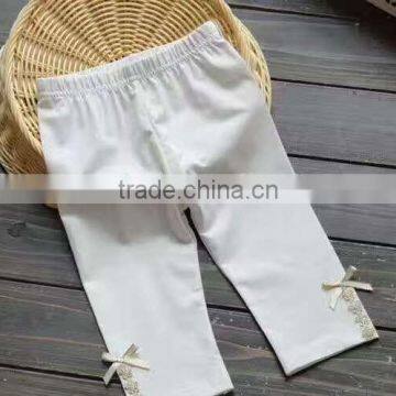 Wholesales Spring Cotton Printing Girls Children Elastic Leggings photo-3