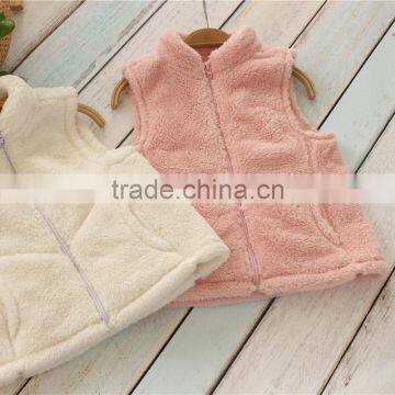 Autumn New Girl Lamb Cashmere Zip-up Vest photo-4
