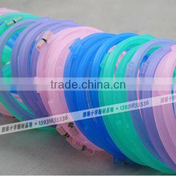 Purple China Tambour Colorful Embroidery Frames Plastic Hoops Frosted Embroidery Hoop Craft Hoops Cross Stitch 15cm 21cm