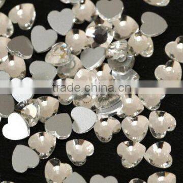 Clear White Flat Back Crystals Flatback Glass Bling Nail Rhinestone Nail Art photo-4
