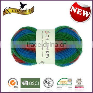 Charmkey Long Distance Dyed 100 Superwash Merino Wool Yarn Melange Roving Yarn for Women Sweater photo-2