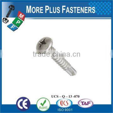Made in Taiwan ALL METAL Tek Screws Pan Head Self Drilling photo-5