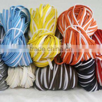 Good Brand Black / White Retro Reflective Bias Tape Piping For Sewing photo-6