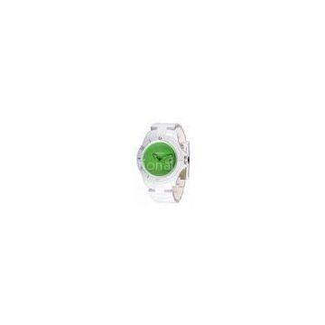 White Plastic Watch With Colorful Dial Suitable, 2 * 24cm Wristband For Children