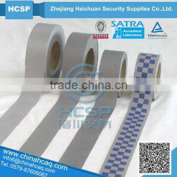 High Refective Fabric(Pol) blue square printed