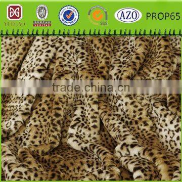 Print Faux Fur Blanket/Throw Soft, Thick and Warm Leopard