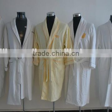 cheaper price 100%cotton customised spa bath robe