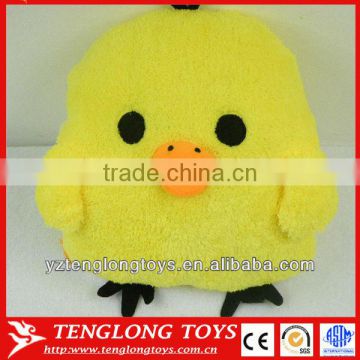 new type cute and soft bird plush hand warm pillow