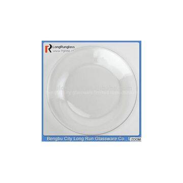 LongRun Clear Moderno Glass Dinner Plates Old Fashioned Glassware Sets