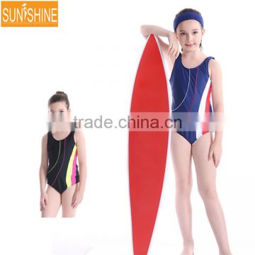 Breathabe Nylon Fabric Anti-UV Kid Designer Swimwear for Girls