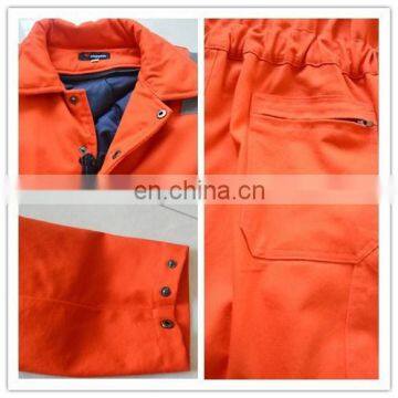 Customize High Quality Orange Heated Coveralls Fireproof Coverall for Men