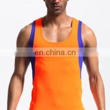 Hot Sale Athletic Men Running Tops Running Singlet Tank Tops photo-4
