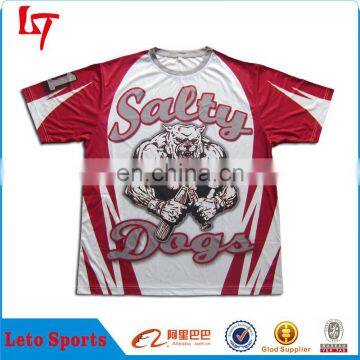 Custom full dye sublimation baseball uniform in Leto sports