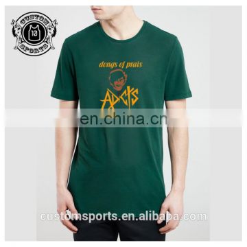 Bamboo tshirts for mens gym for silk screen printing