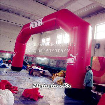 Red Giant Outdoor Event Supplies Inflatable Arch for Custom