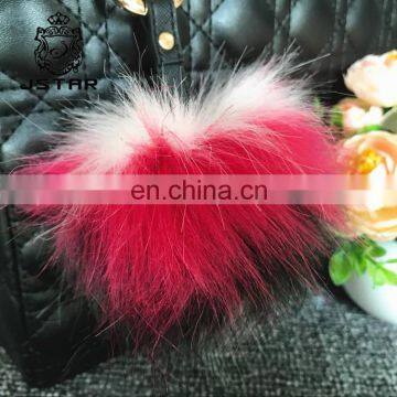 2017 Keychain Fake Wholesale Faux Fur Pompom Manufacturer