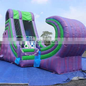 Giant inflatable funny slide inflatable water slide for kids and adults for sale