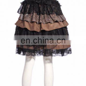 Steampunk Short Layered Double Skirt photo-2
